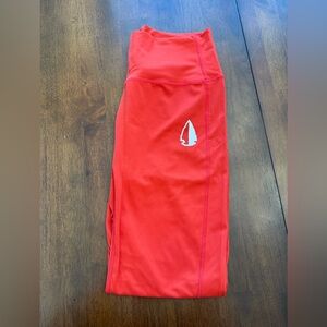 Women's Red Leggings